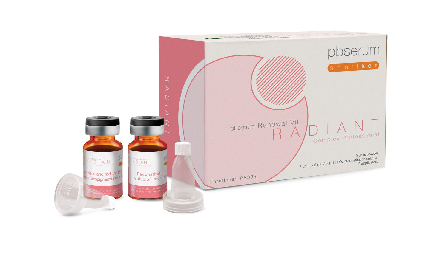 PBSerum RADIANT Smartker 5 vials + SMARTKER DAILY RADIANT (Nr. 10555)