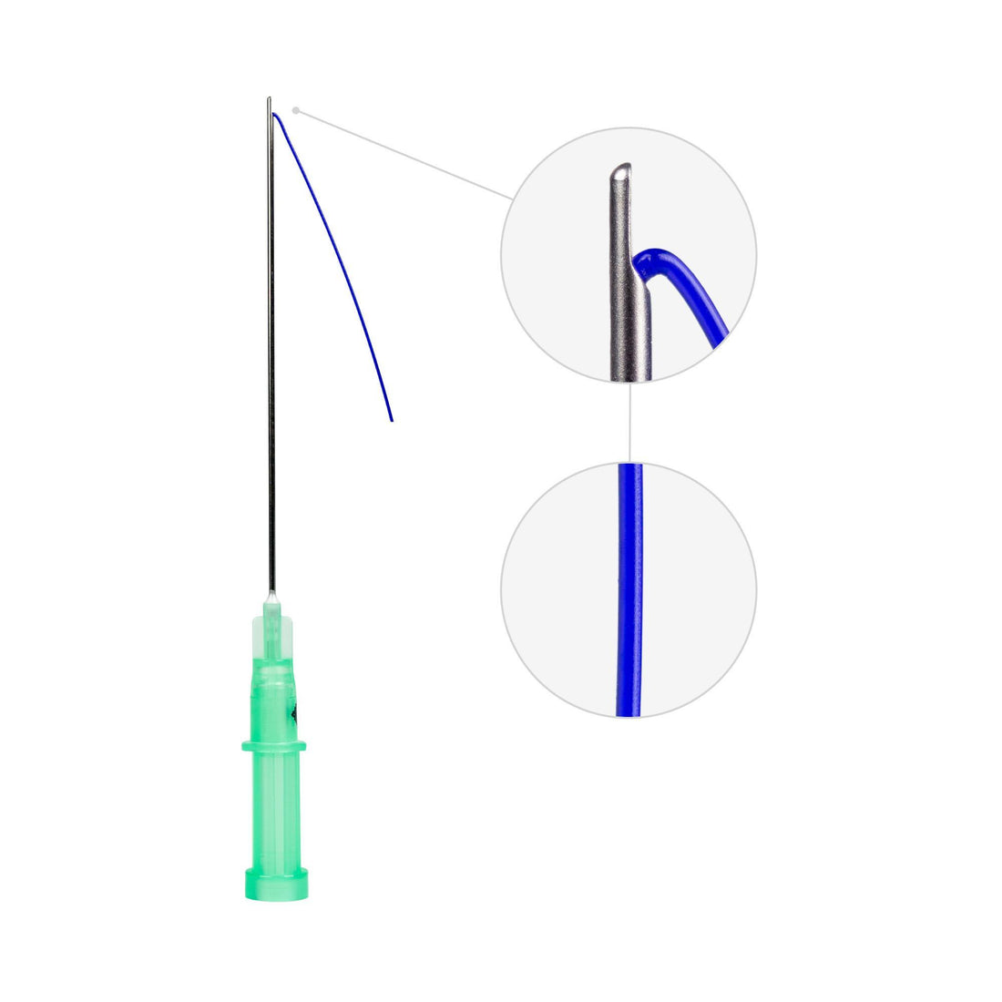 Hiko Cannula 21G 60/80 mm in VE a 4 Stück (Nr. 24)