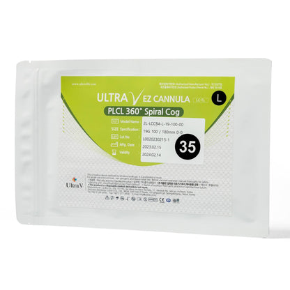 PLCL Spiral 360 Gr. EZ Cannula L type 19G 100/180 mm in VE a 8 Stück (Nr. 35)
